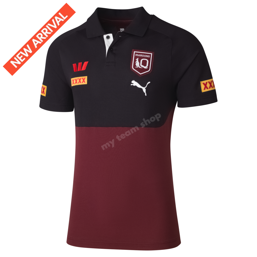 Qld State Of Origin 2025 Nrl Maroons Team Polo Team Polo