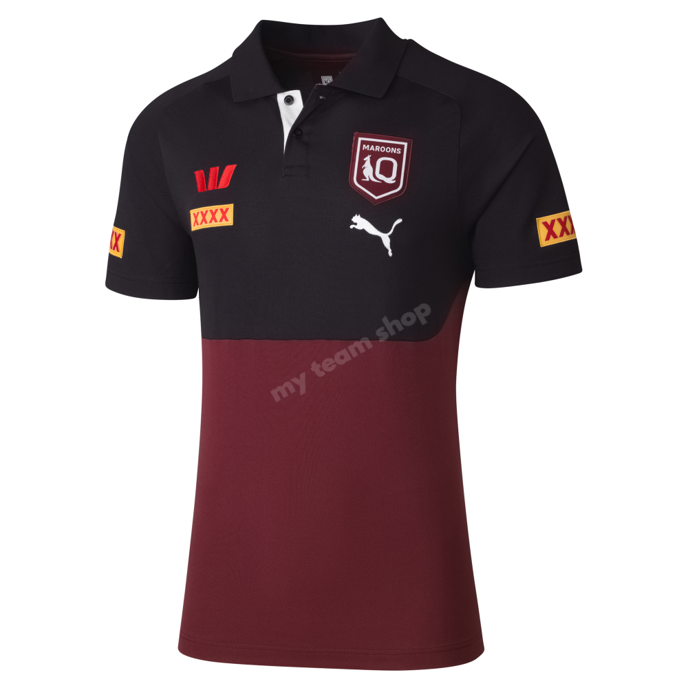 Qld State Of Origin 2025 Nrl Maroons Team Polo Team Polo