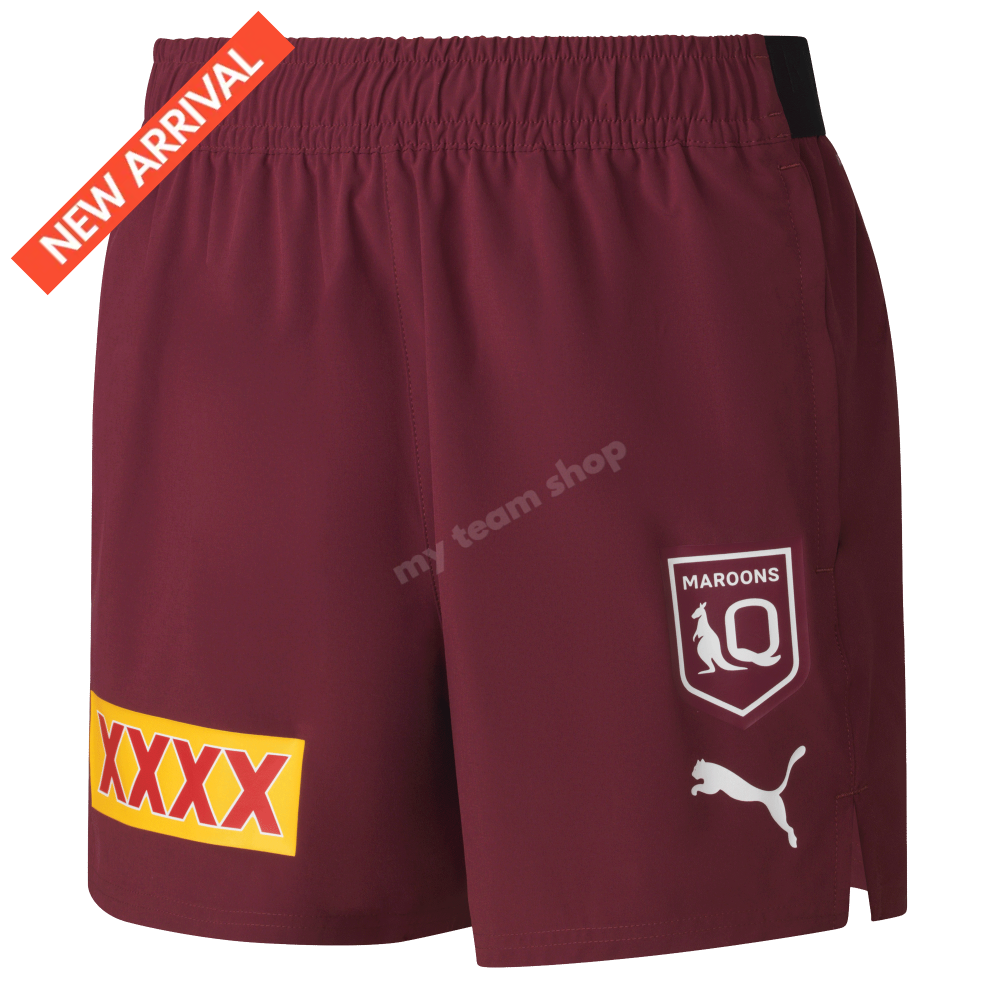 Qld State Of Origin 2025 Nrl Maroons Training Shorts Shorts