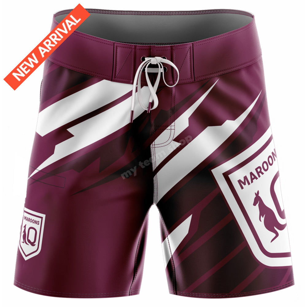QLD STATE OF ORIGIN ’IGNITION’ BOARD SHORTS NRL Board Shorts