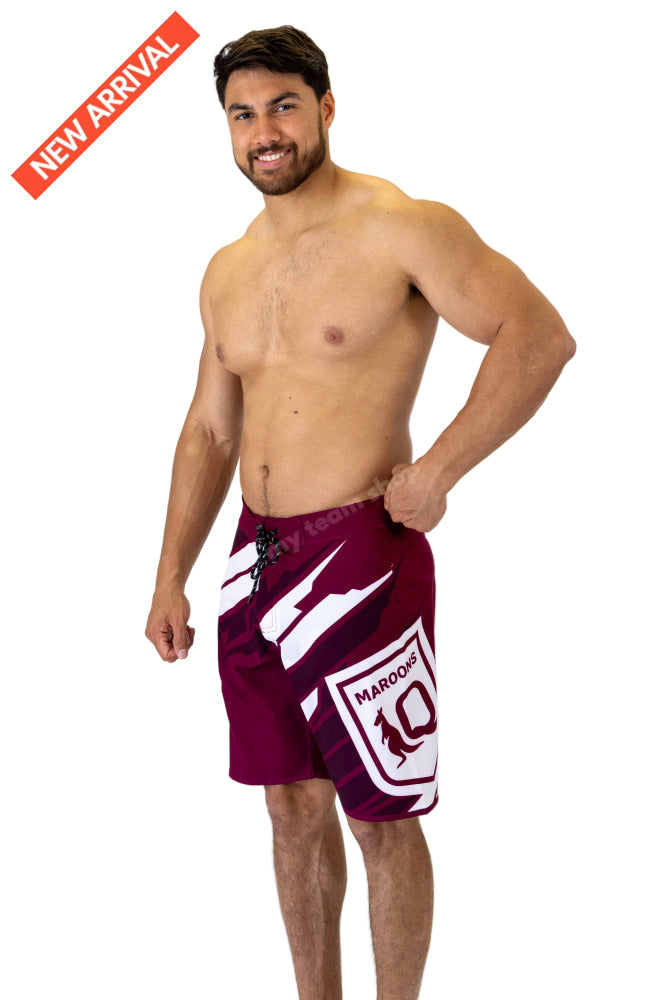 QLD STATE OF ORIGIN ’IGNITION’ BOARD SHORTS NRL Board Shorts