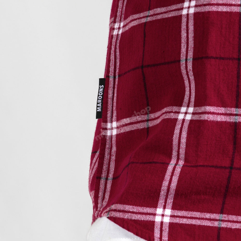 QLD STATE OF ORIGIN NRL ’MUSTANG’ FLANNEL SHIRT NRL Flannel Shirt