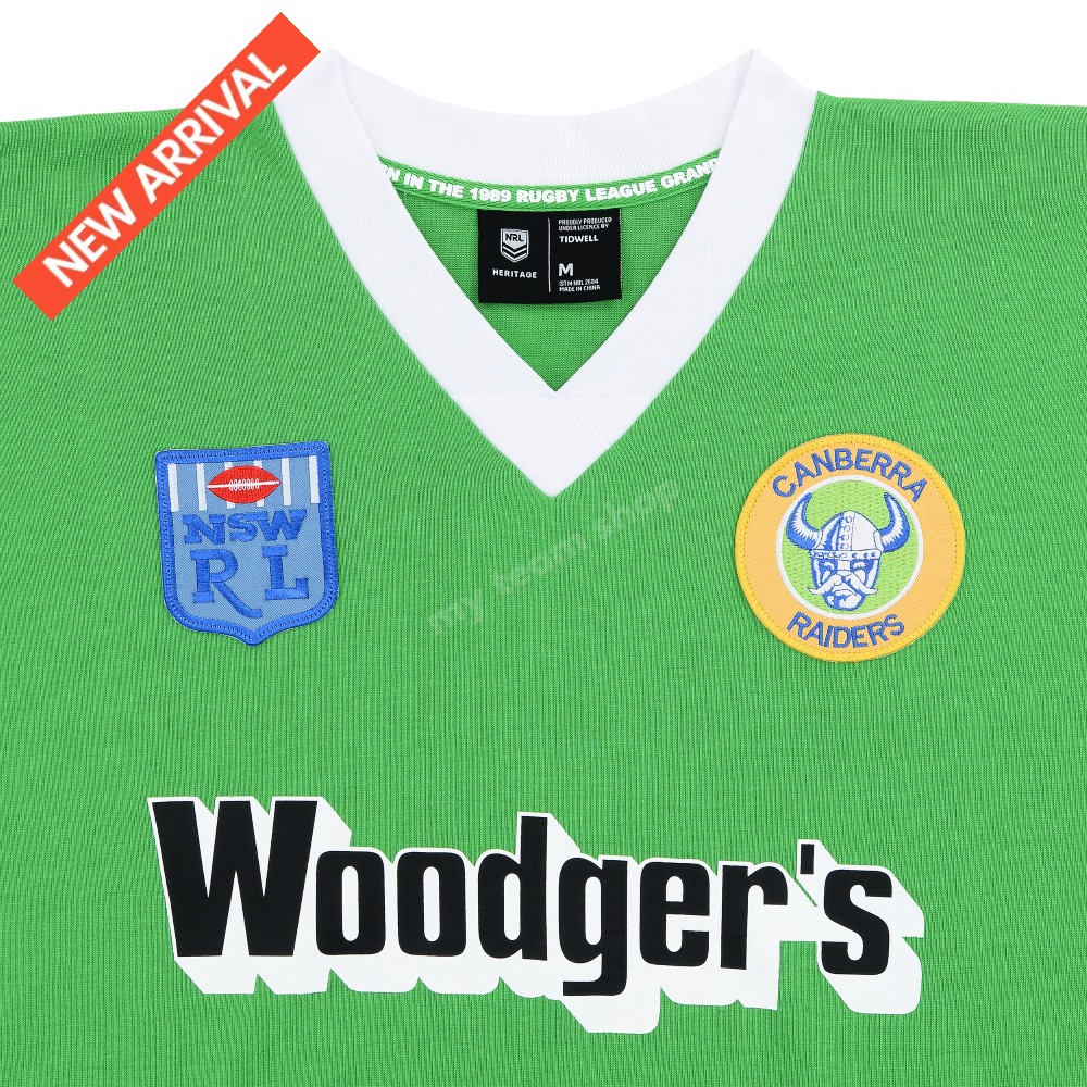 RAIDERS 1989 GRAND FINAL NRL RETRO JERSEY