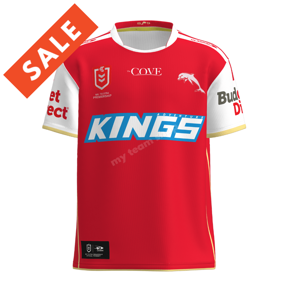Redcliffe Dolphins NRL Mens Heritage Jersey Shirts & Tops