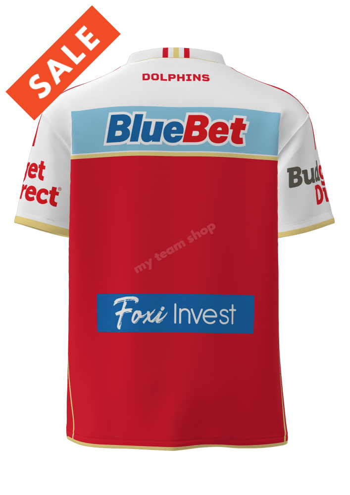 Redcliffe Dolphins NRL Mens Heritage Jersey Shirts & Tops