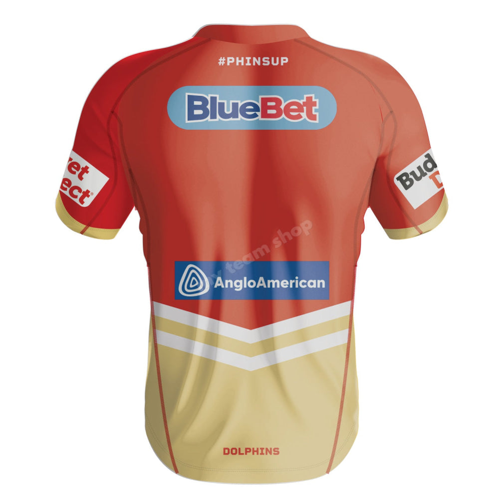 Redcliffe Dolphins 2024 NRL Home Jersey Replica Jersey