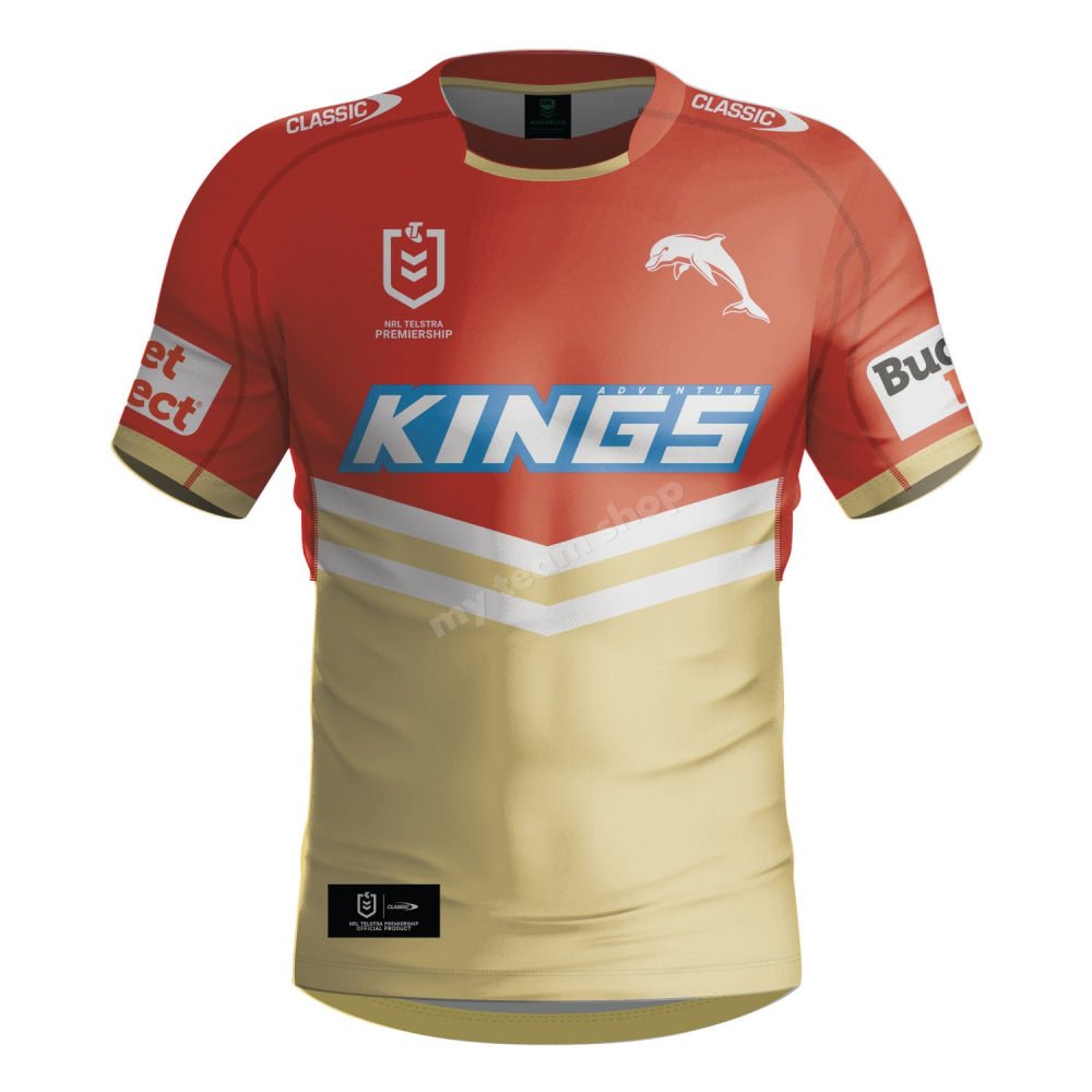 Redcliffe Dolphins 2024 NRL Home Jersey Replica Jersey