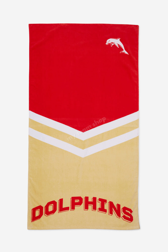 Redcliffe Dolphins NRL Beach Towel Beach Towel