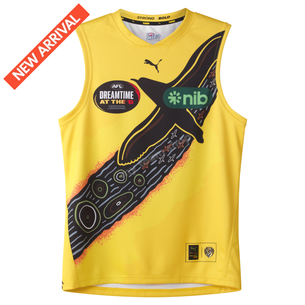 RICHMOND TIGERS 2025 AFL DREAMTIME GUERNSEY AFL Guernsey