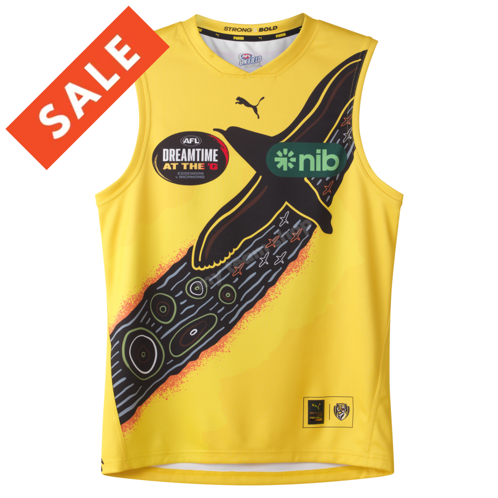 RICHMOND TIGERS 2025 AFL DREAMTIME GUERNSEY AFL Guernsey