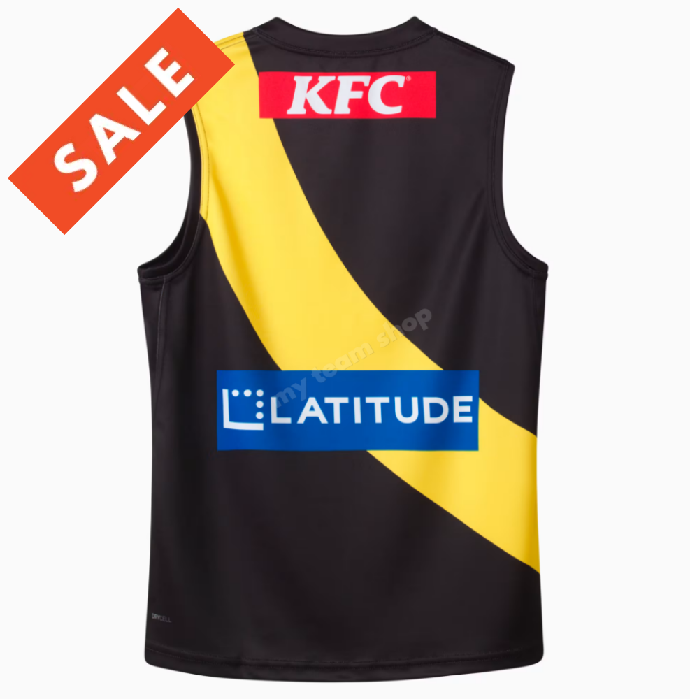 Richmond Tigers 2025 Afl Home Guernsey Guernsey