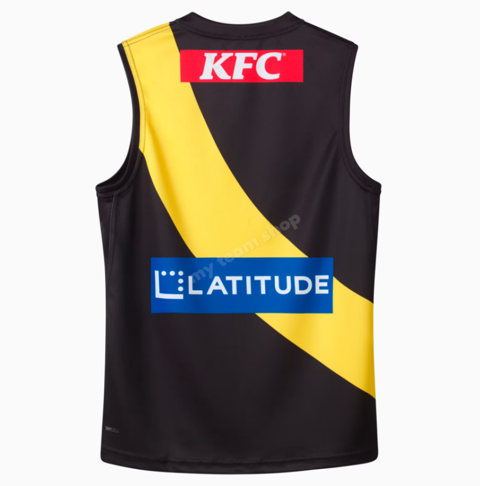 Richmond Tigers 2025 Afl Home Guernsey Guernsey