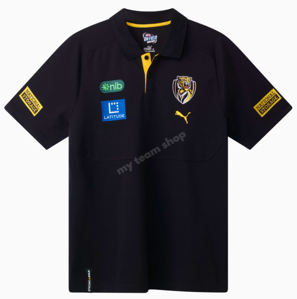 Richmond Tigers 2025 Afl Team Polo Team Polo