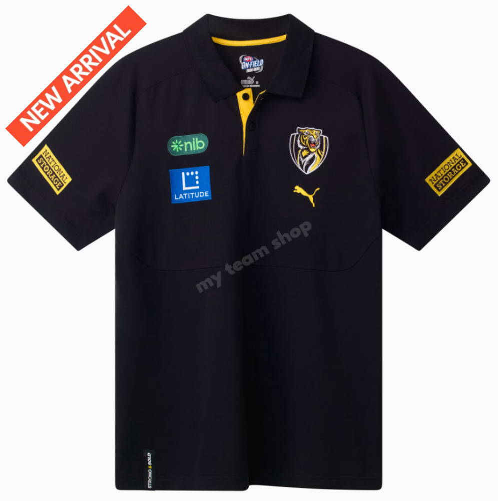 Richmond Tigers 2025 Afl Team Polo Team Polo