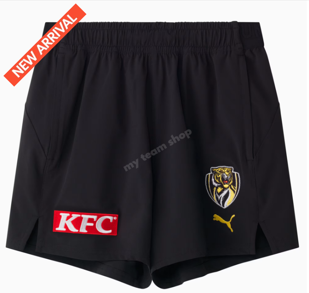 Richmond Tigers 2025 Afl Training Shorts Shorts