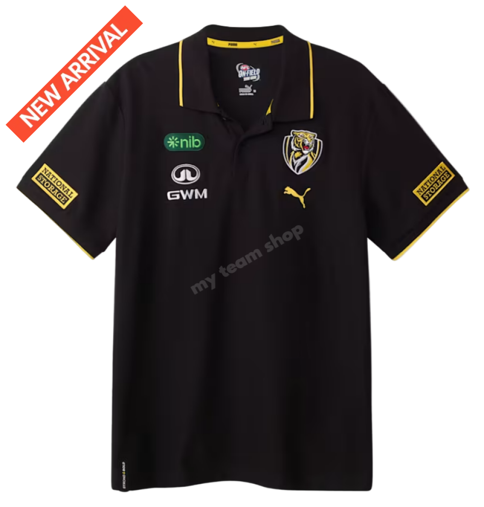 RICHMOND TIGERS 2026 AFL TEAM POLO AFL Team Polo