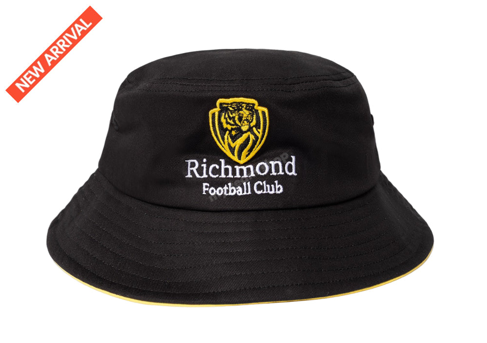 RICHMOND TIGERS AFL CREST BUCKET HAT AFL Headwear