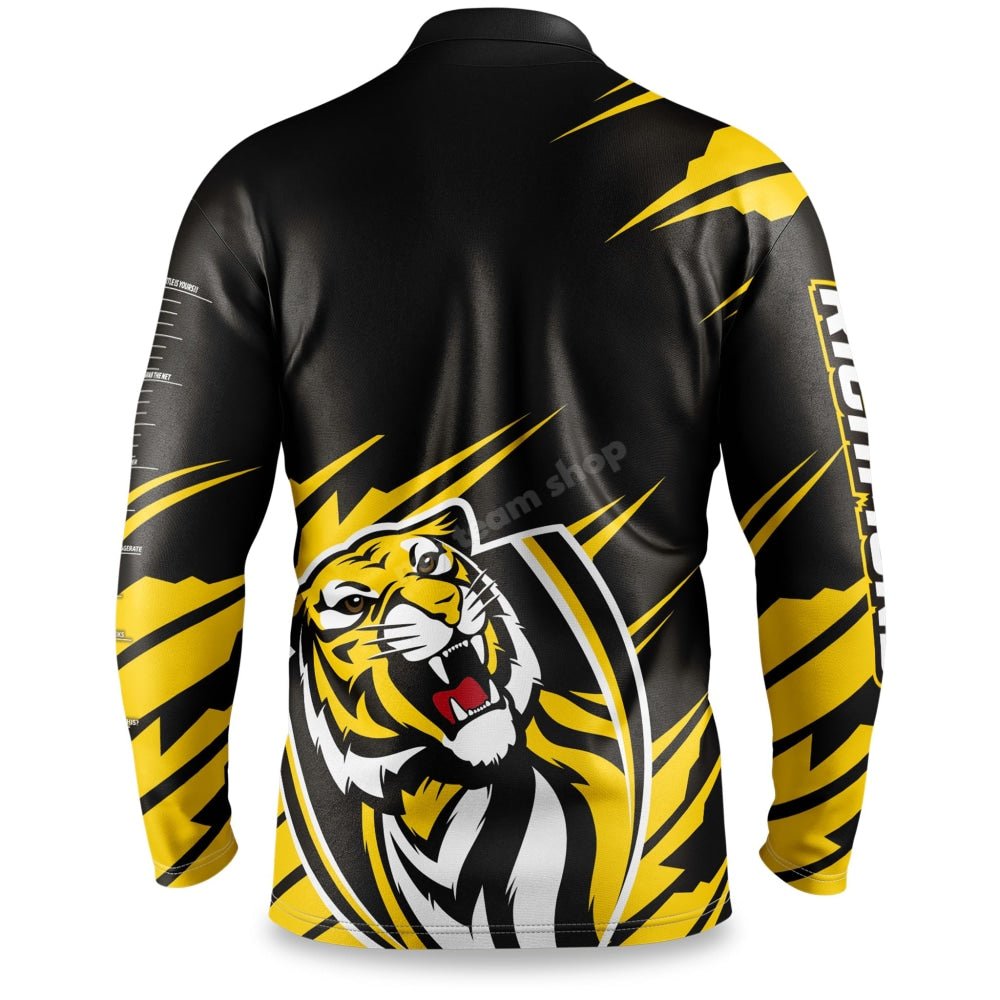 Richmond Tigers Afl Ignition Fishing Shirt Fishing Shirt