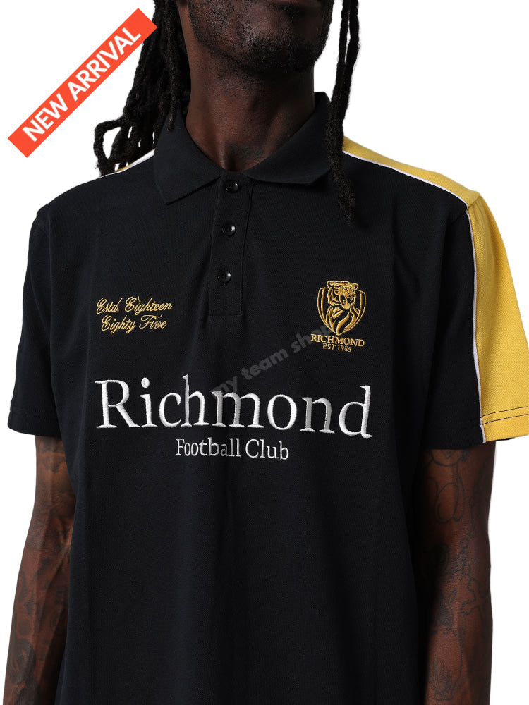 RICHMOND TIGERS AFL MULTI LOGO POLO AFL Multi Logo Polo