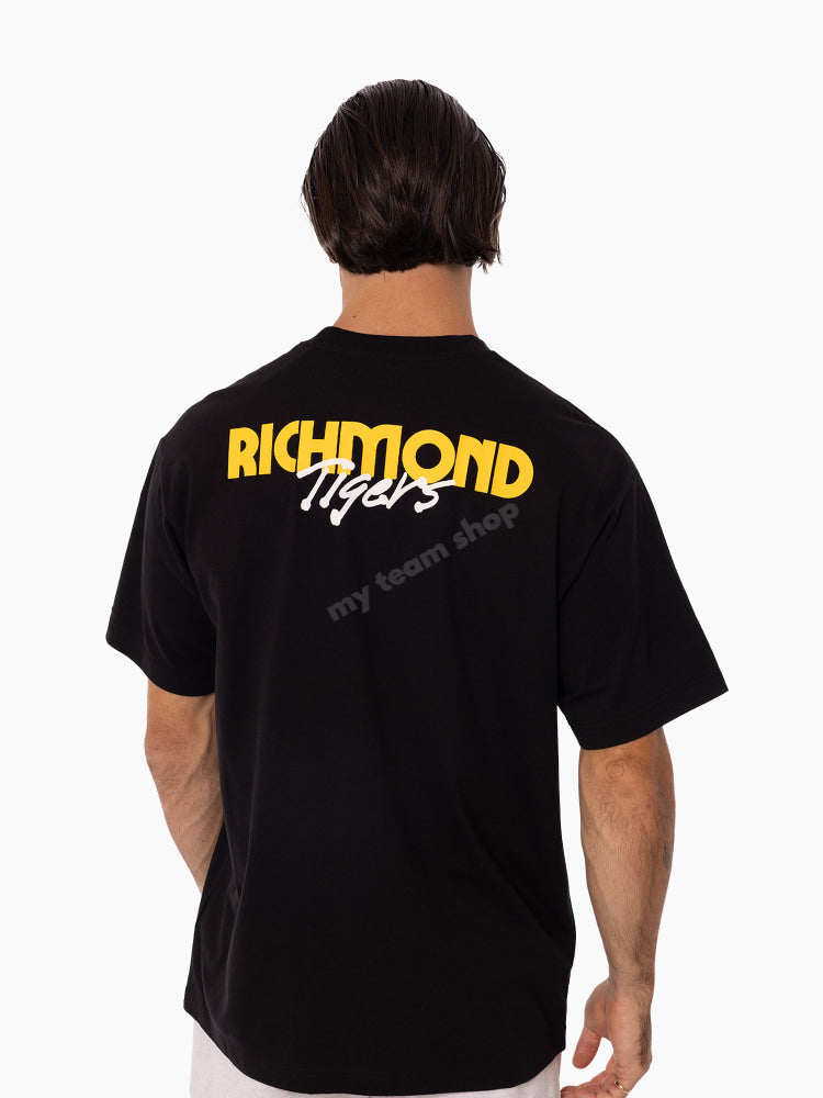 RICHMOND TIGERS AFL THROWBACK LOGO TEE AFL Throwback Tee
