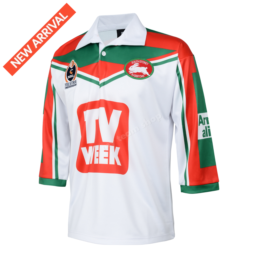 SOUTH SYDNEY RABBITOHS 2002 AWAY NRL RETRO JERSEY NRL Retro Jersey
