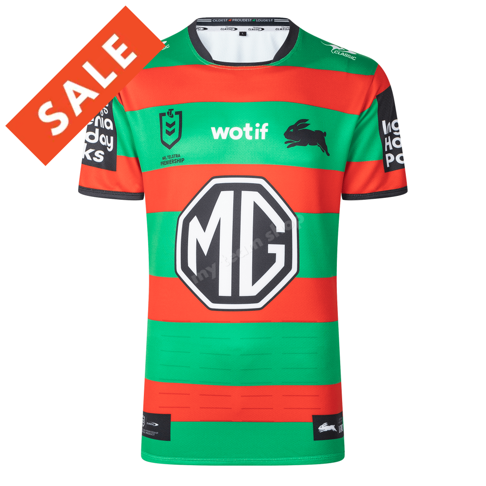 SOUTH SYDNEY RABBITOHS 2025 NRL HOME JERSEY