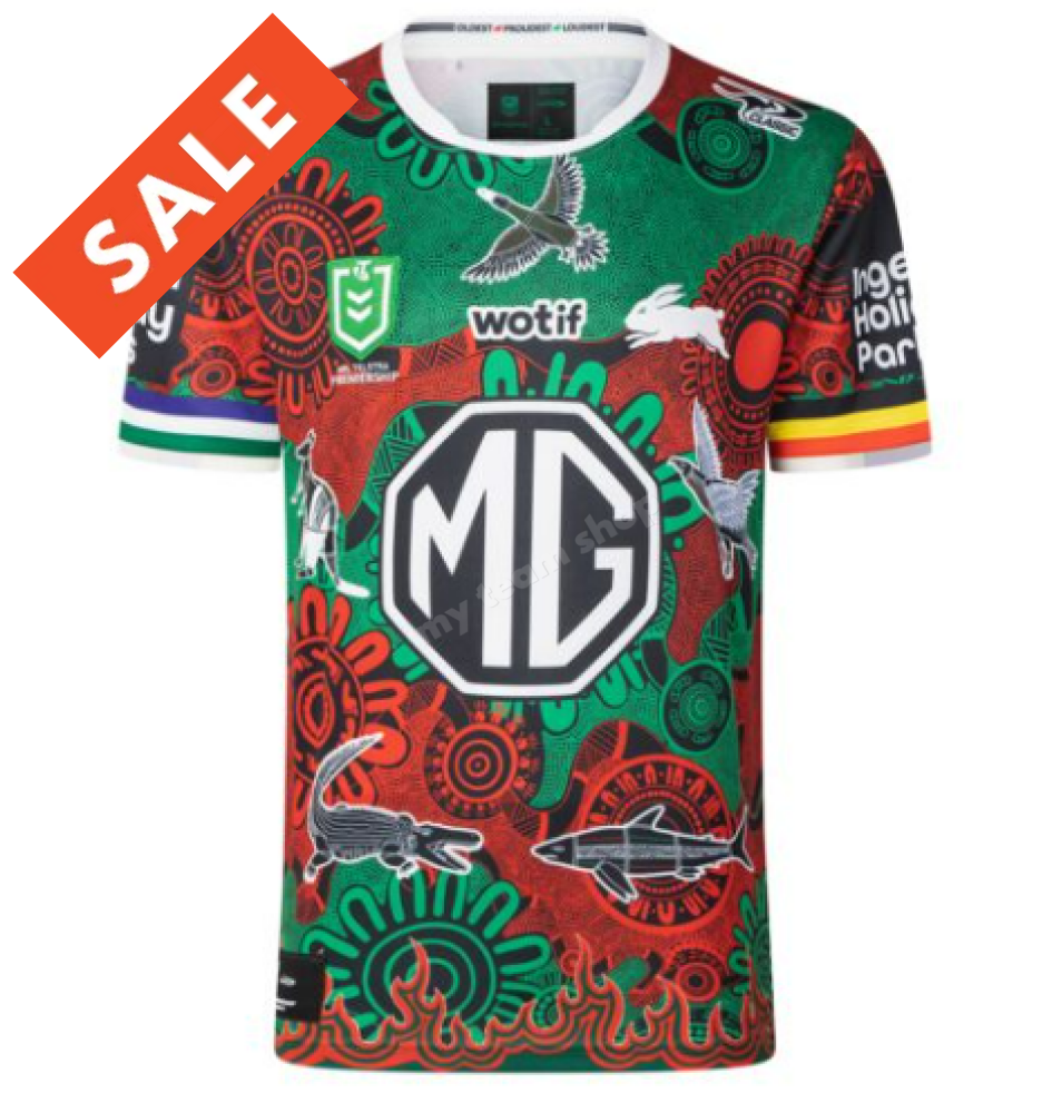 SOUTH SYDNEY RABBITOHS 2025 NRL INDIGENOUS JERSEY NRL Replica Jersey