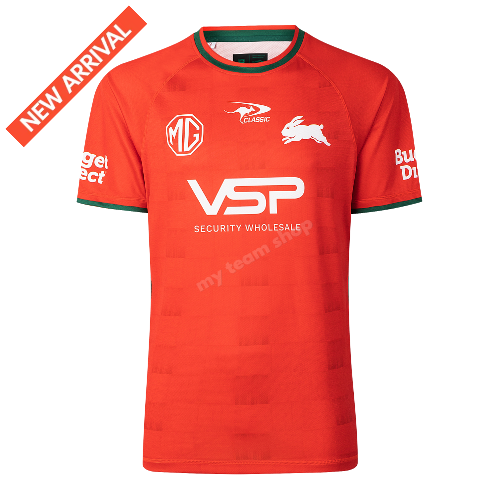 SOUTH SYDNEY RABBITOHS 2026 NRL RED TRAINING TEE NRL Training Tee