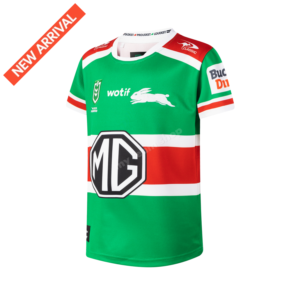 SOUTH SYDNEY RABBITOHS 2026 NRL YOUTH AWAY JERSEY NRL Replica Jersey
