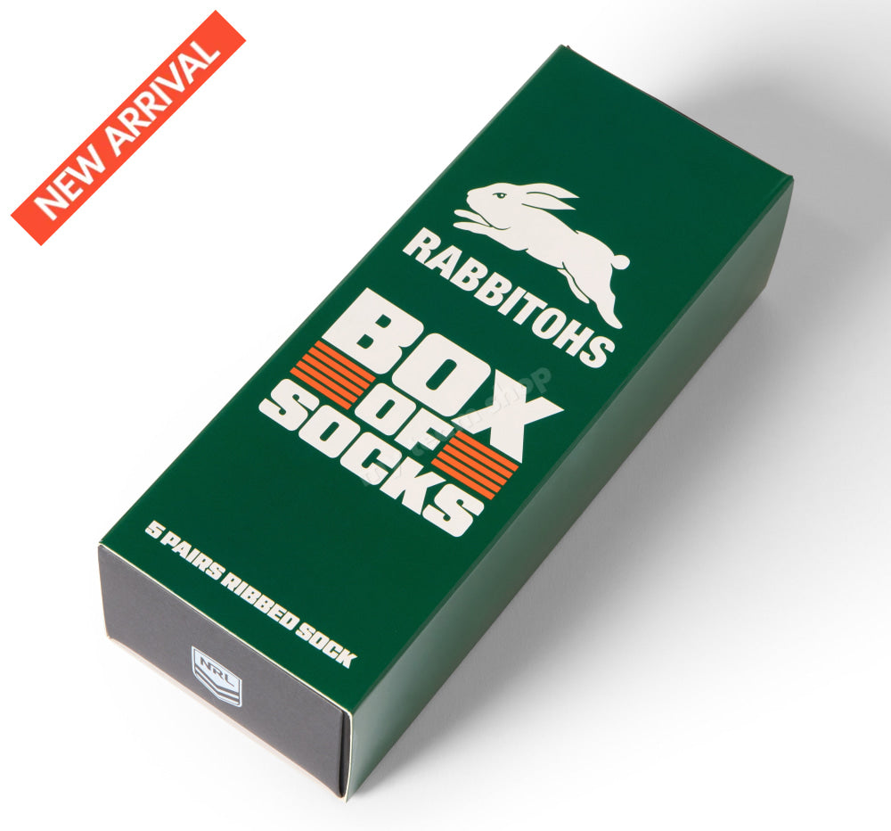 SOUTH SYDNEY RABBITOHS NRL EVERYDAY BOX OF SOCKS NRL Everyday Socks