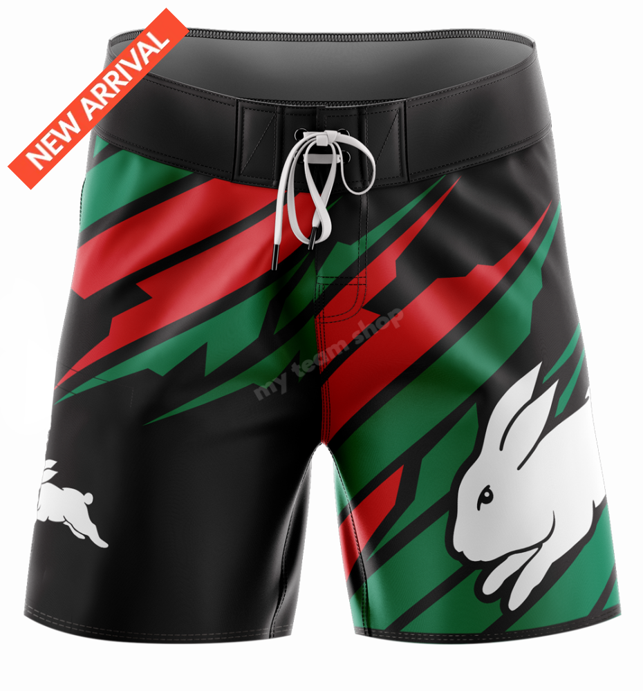 SOUTH SYDNEY RABBITOHS NRL ’IGNITION’ BOARD SHORTS NRL Board Shorts
