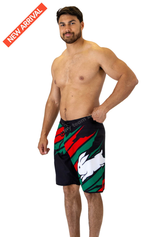 SOUTH SYDNEY RABBITOHS NRL ’IGNITION’ BOARD SHORTS NRL Board Shorts