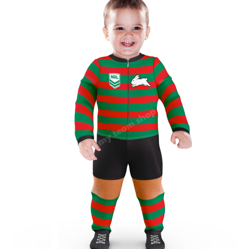 SOUTH SYDNEY RABBITOHS NRL INFANT FOOTYSUIT Infant Footysuit