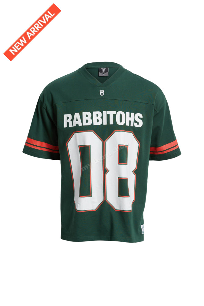 South Sydney Rabbitohs Nrl Oversized Gridiron T-Shirt Gridiron Shirt