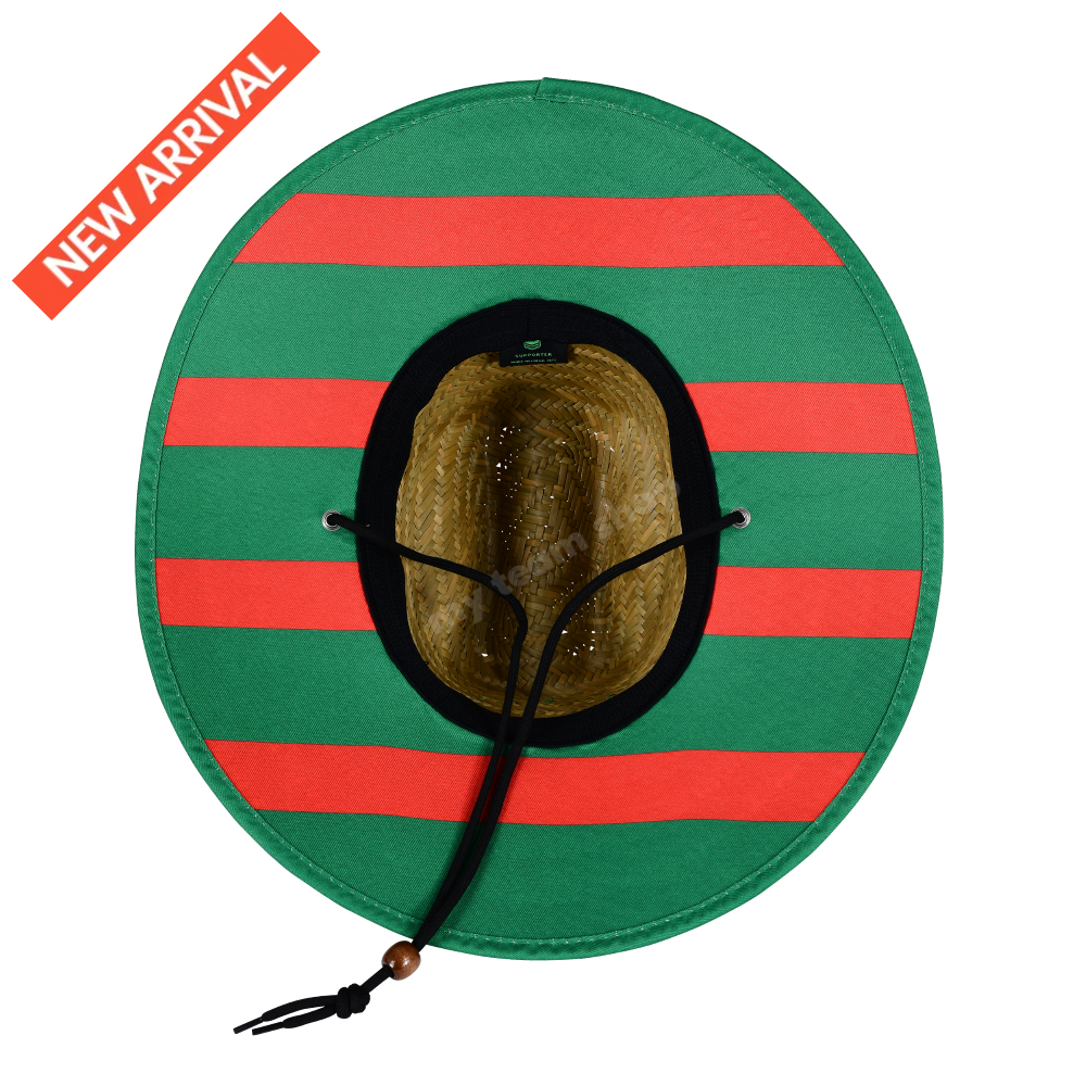 SOUTH SYDNEY RABBITOHS NRL RETRO STRAW HAT NRL headwear