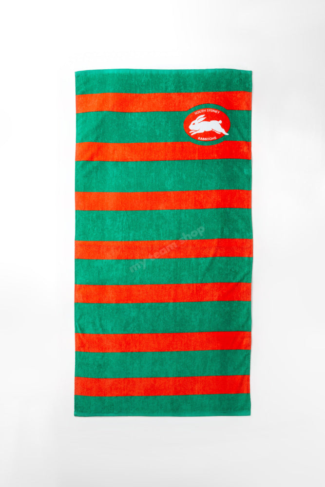 South Sydney Rabbitohs Nrl Retro Towel Beach Towel