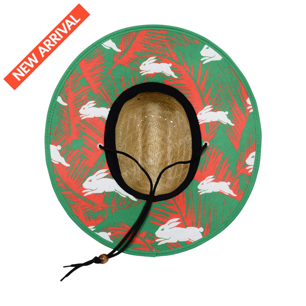 South Sydney Rabbitohs Nrl Straw Hat Headwear