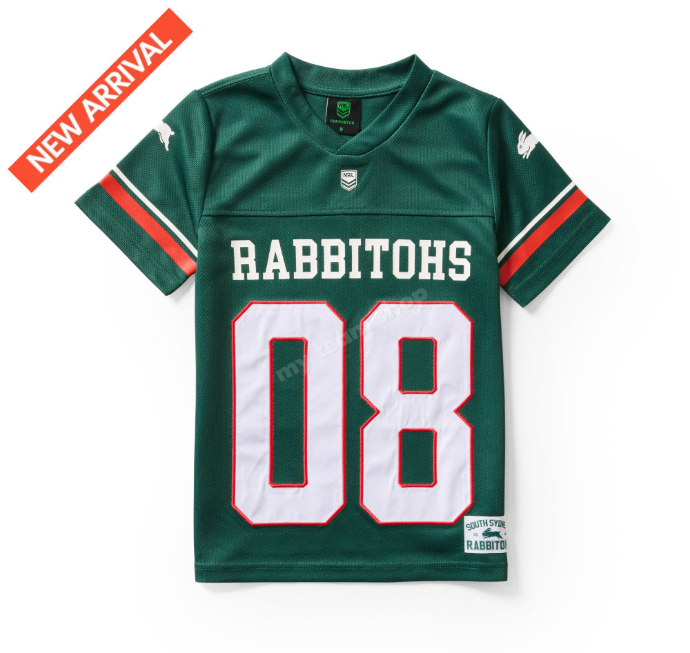 SOUTH SYDNEY RABBITOHS NRL YOUTH GRIDIRON MESH JERSEY NRL Gridiron Jersey