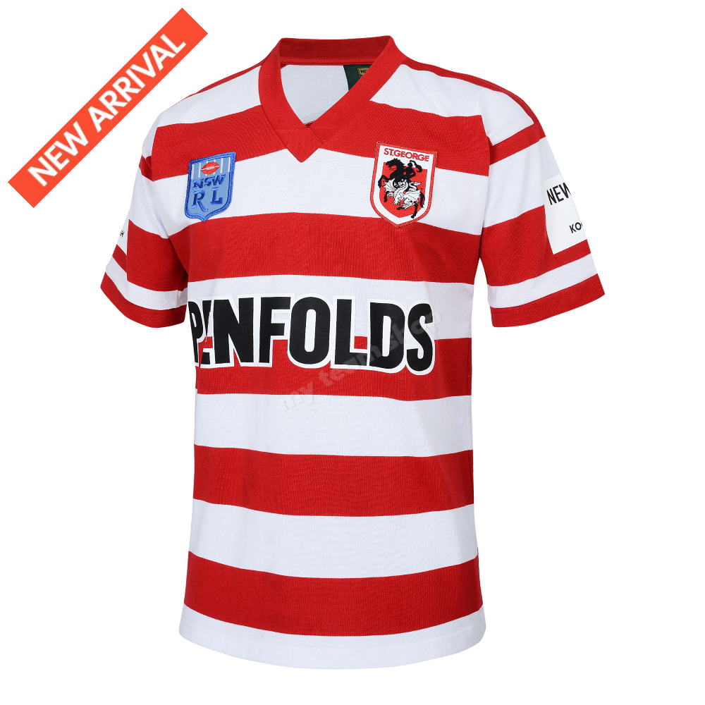 ST. GEORGE DRAGONS 1992 NRL RETRO JERSEY NRL Retro Jersey