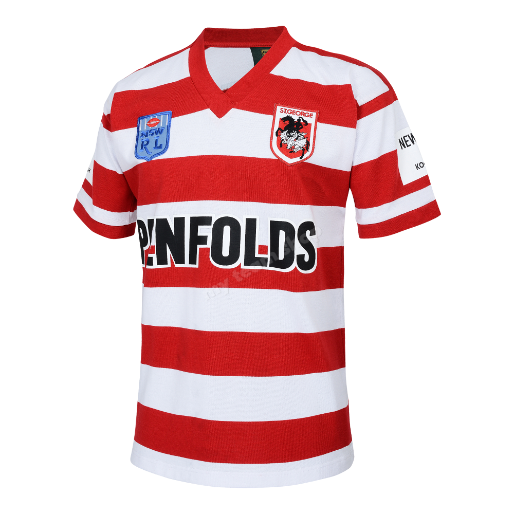 ST. GEORGE DRAGONS 1992 NRL RETRO JERSEY NRL Retro Jersey