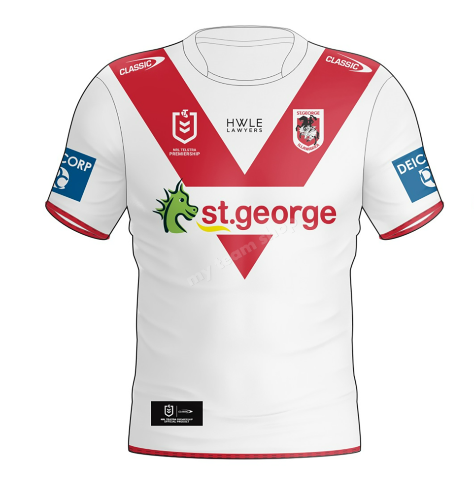 St. George Dragons 2024 Nrl Home Jersey Replica Jersey