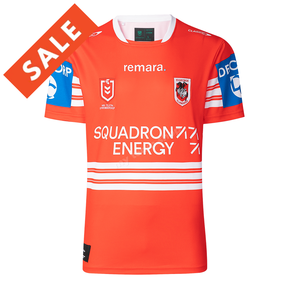 St George Dragons 2025 Nrl Alternate Jersey Replica Jersey FRONT