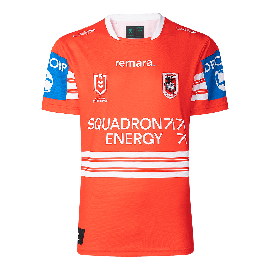 St George Dragons 2025 Nrl Alternate Jersey Replica Jersey FRONT