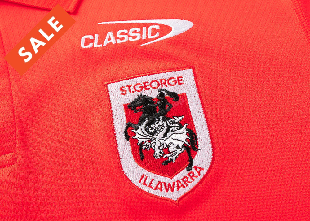 St George Dragons 2025 Nrl Media Polo Media Polo