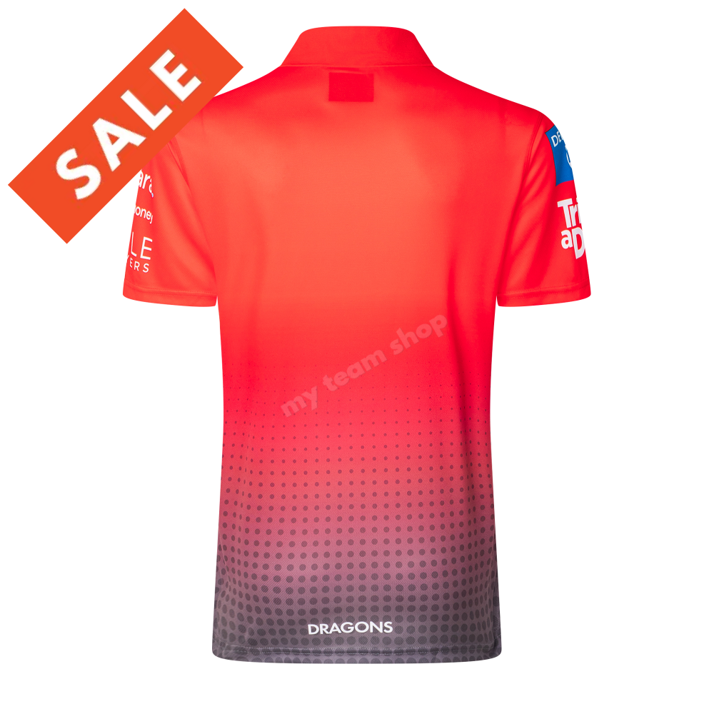 St George Dragons 2025 Nrl Media Polo Media Polo