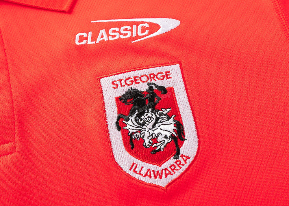 St George Dragons 2025 Nrl Media Polo Media Polo