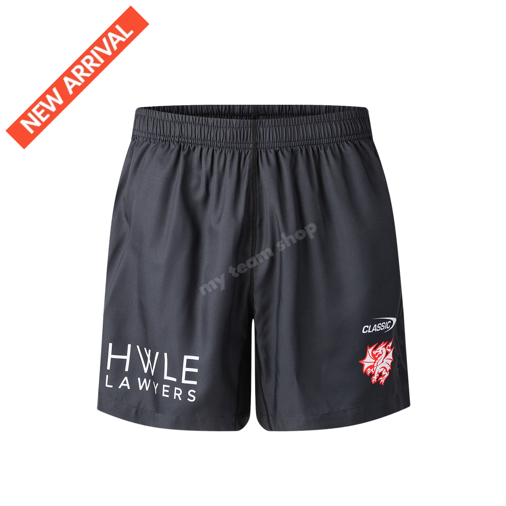 ST. GEORGE DRAGONS 2026 NRL GYM SHORTS NRL Shorts