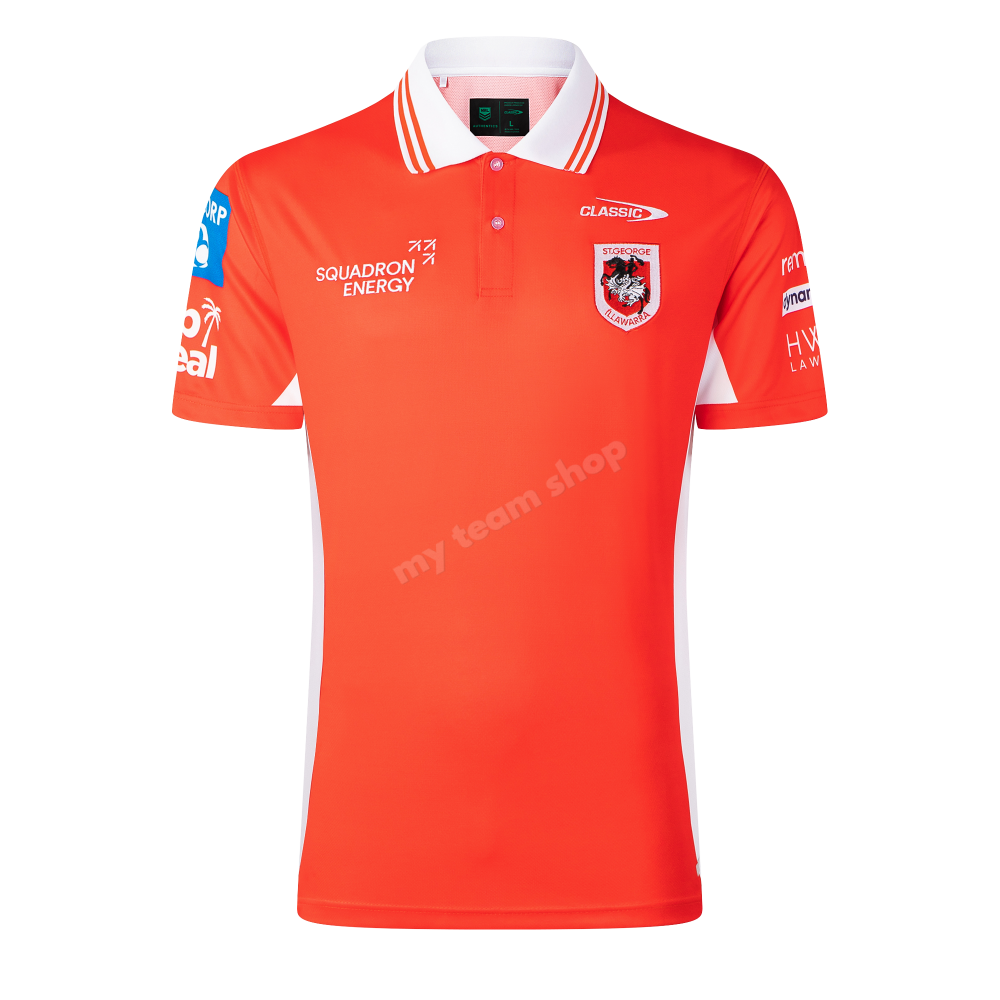 St. George Dragons 2026 NRL Media Polo | My Team Shop