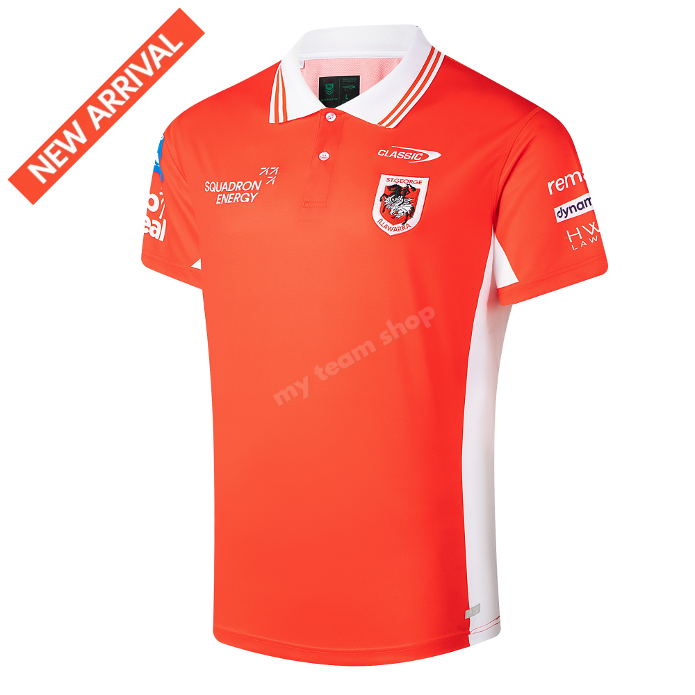 ST. GEORGE DRAGONS 2026 NRL MEDIA POLO NRL Media Polo