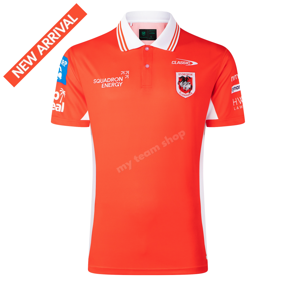 ST. GEORGE DRAGONS 2026 NRL MEDIA POLO NRL Media Polo
